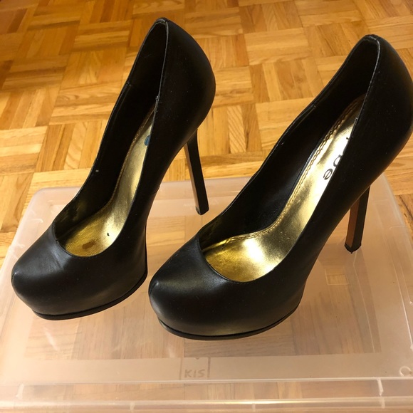Bebe black stilettos - Picture 2 of 3